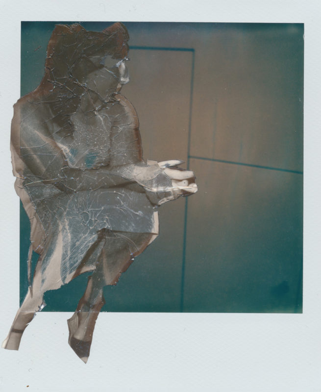 Mads Madison - Wasted Films - Manipulated Analog Polaroid Portrait